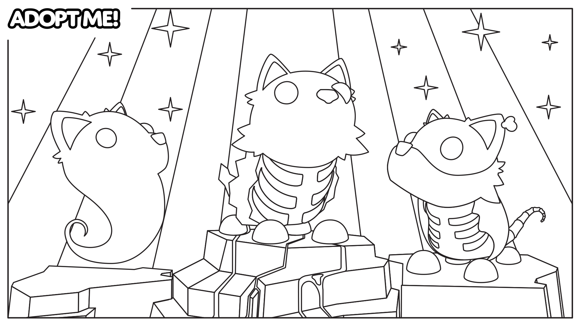 Coloring Pages - Adopt Me!