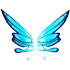An Adopt Me Blue Butterfly Wings