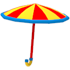 An Adopt Me Clown Umbrella