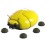 An Adopt Me Giant Gold Scarab