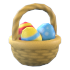 An Adopt Me Three Egg Basket