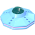 An Adopt Me Flying Saucer Disc
