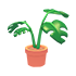 An Adopt Me Monstera Plant Pot