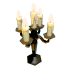 An Adopt Me Halloween Black Victorian Candlestick Rattle