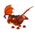 An Adopt Me Lava Dragon