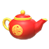 An Adopt Me Lunar New Year Teapot Leash