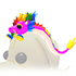 An Adopt Me Rainbow Dragon Hat