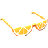 An Adopt Me Orange Glasses