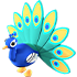 An Adopt Me Peacock