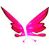 An Adopt Me Pink Butterfly Wings