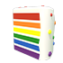 An Adopt Me Rainbow Cake Chew Toy