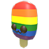 An Adopt Me Rainbow Popsicle Friend