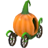An Adopt Me Pumpkin Carriage