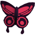 An Adopt Me Red Butterfly