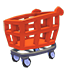 An Adopt Me Shopping Cart Stroller