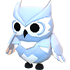 An Adopt Me Snow Owl