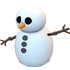 An Adopt Me Snowman