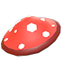 An Adopt Me Mushroom Flying Disc