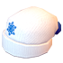 An Adopt Me White Winter Hat