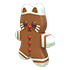 An Adopt Me Gingerbread Kitty Throw Toy