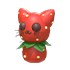 An Adopt Me Strawberry Kitty Throw Toy