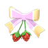 An Adopt Me Strawberry Shortcake Bow