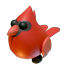 An Adopt Me Red Cardinal