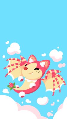 Strawberry-Shortcake-Bat-Dragon-Wallpaper-Vertical.png